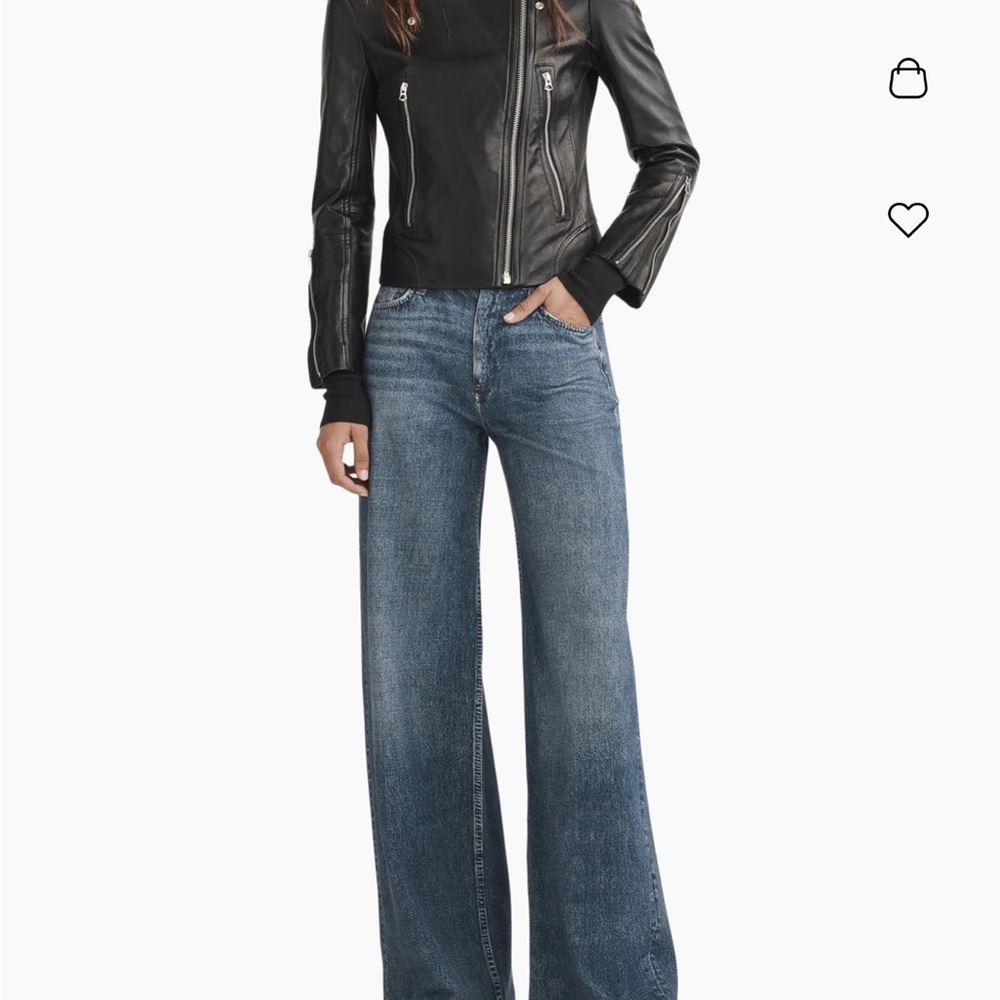 Rag & Bone Miramar Sofie Wide-Leg Jeans in Kimber 26